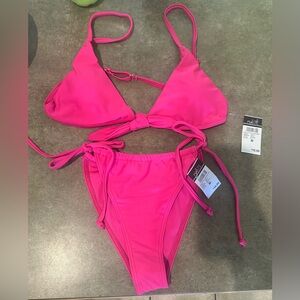 Rue21 Vibrant Pink Bikini Set